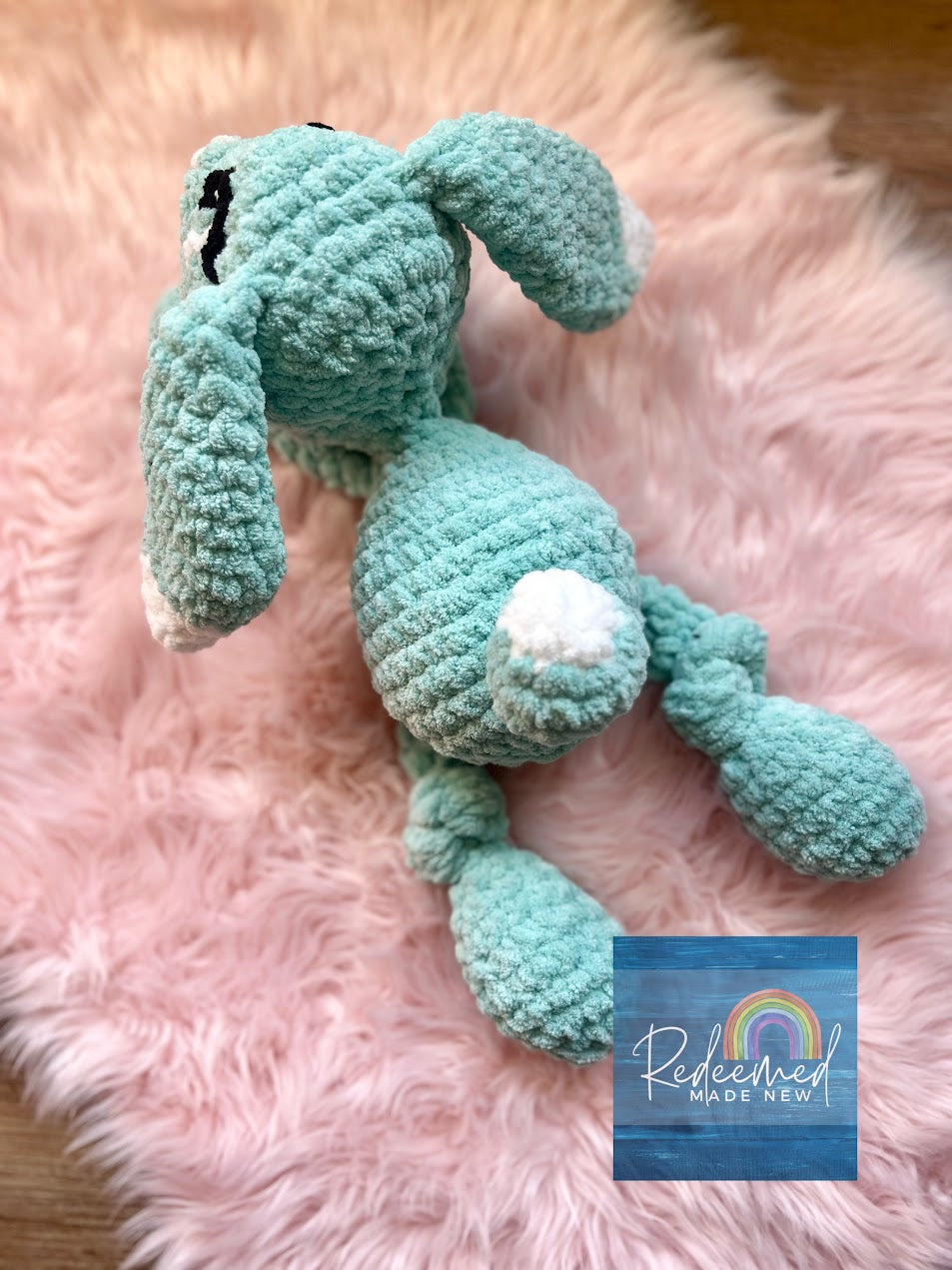 Teal Bunny Plushie