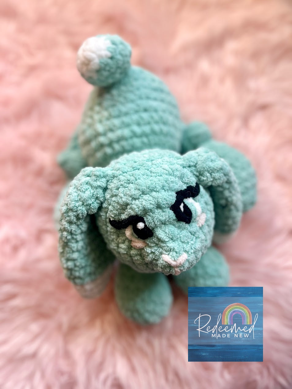 Teal Bunny Plushie