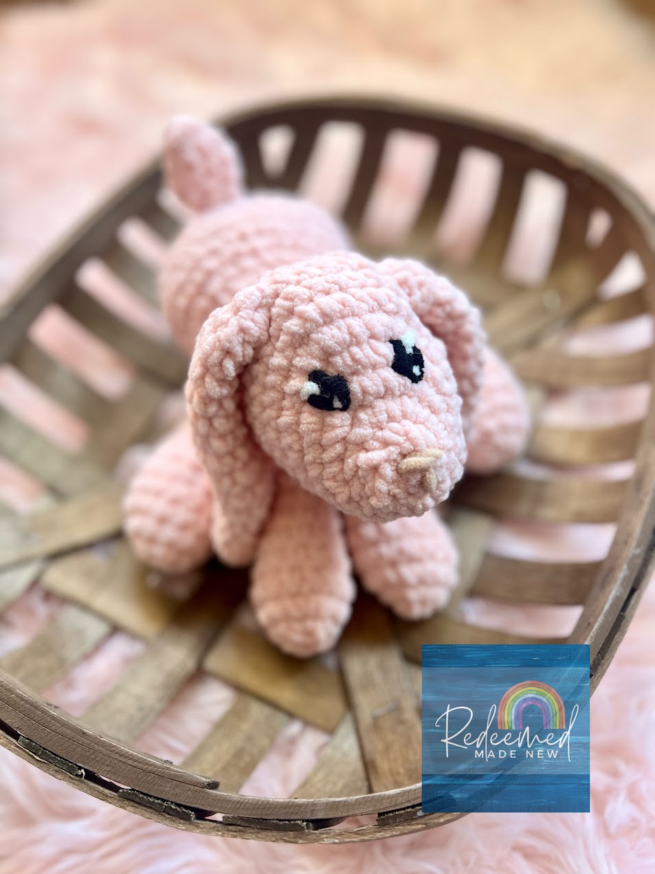 Pink Bunny Mini Plush